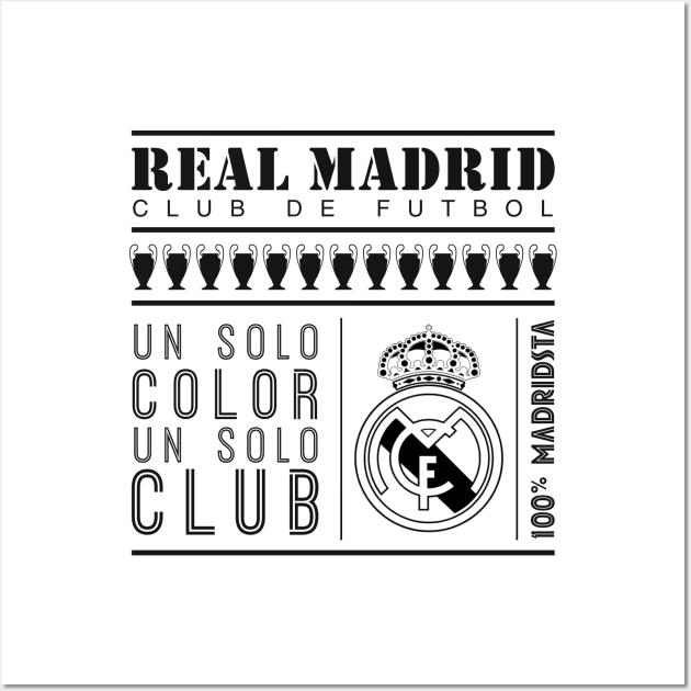 Real Madrid Club De Futbol Wall Art by InspireSoccer